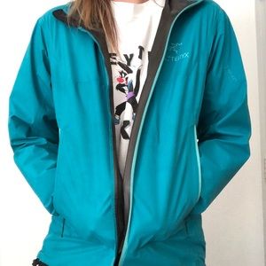 ARCTERYX Rain Coat, Medium (turquoise)
